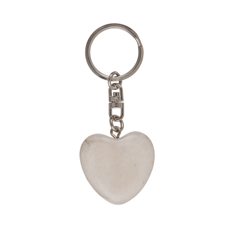 PORTE CLES PIERRE EN COEUR