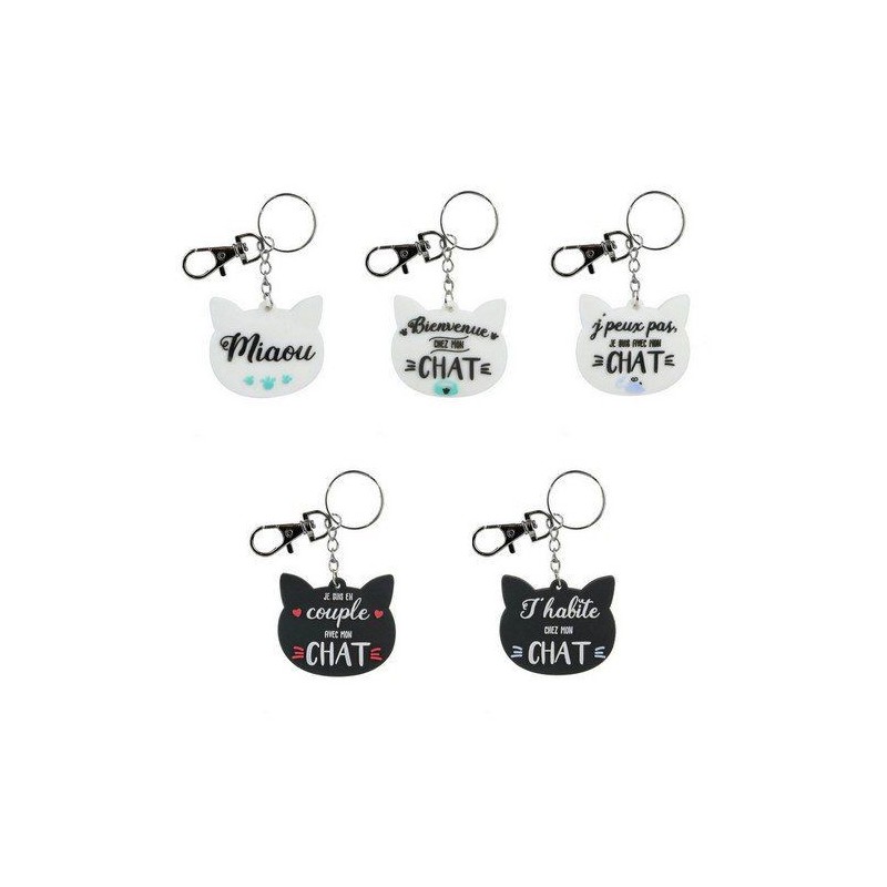 PORTE CLES CHAT