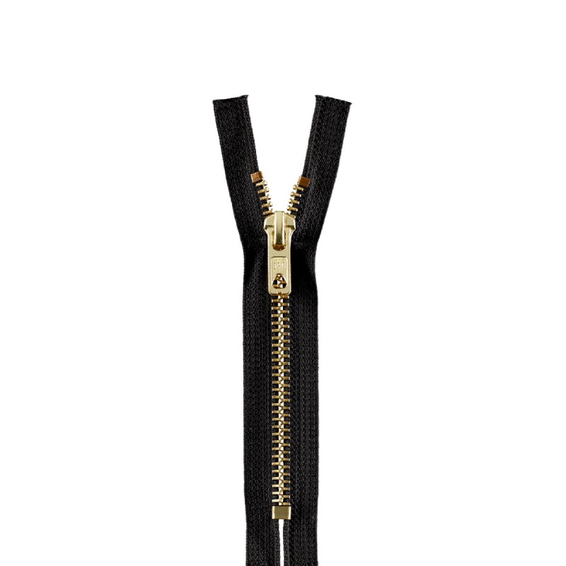 FERMETURE METAL DOREE FIXE 6mm